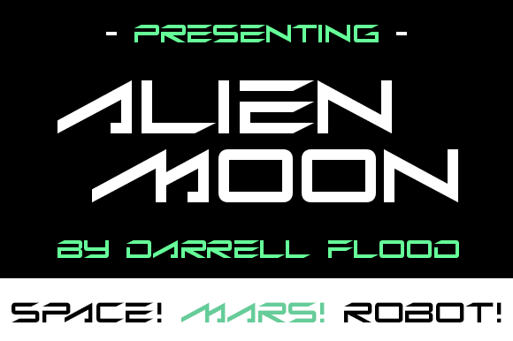 Alien Moon: The Futuristic Display Font That Transforms Small Business Branding