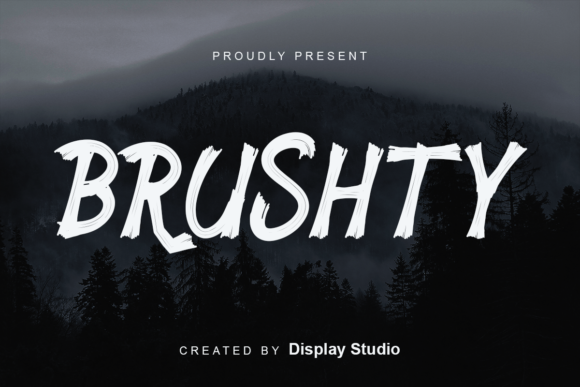 Brushty: A Display Font for Bold Branding