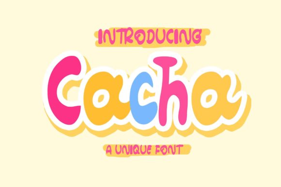 Cacha: The Playful Display Font That Elevates Web Design