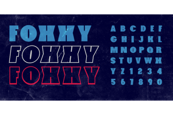 Foxxy: A Bold Display Font for Editorial Projects