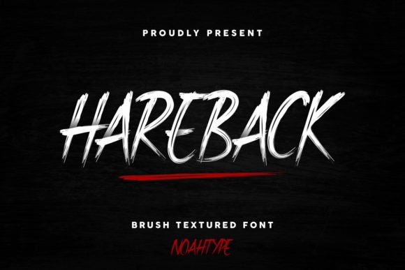 Hareback: The Bold Display Font for Handmade Branding