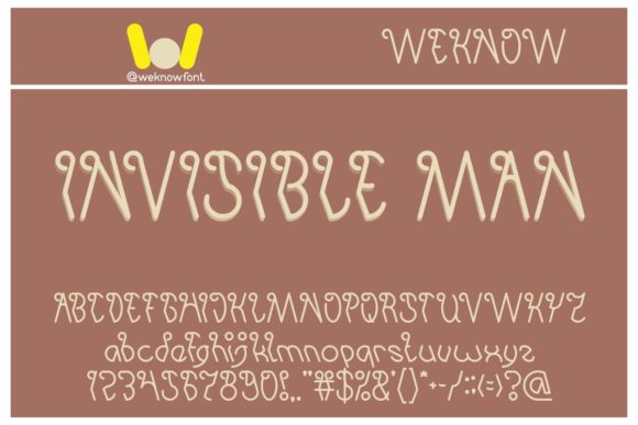 Invisible Man: A Unique Display Typeface for Editorial Design