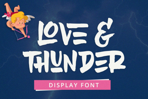 Love Thunder: The Futuristic Display Font for Bold Brand Identity