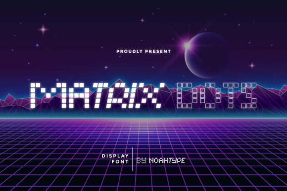 Matrix Dots: A Futuristic Font for Modern Branding