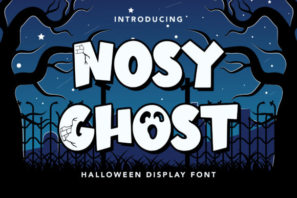 Nosy Ghost: A Playful Font for Spooky Branding
