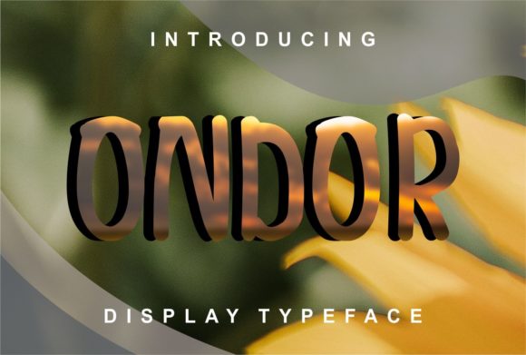 Ondor: The Premium Display Typeface for Modern Web Design
