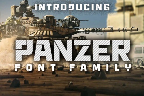 Panzer: A Bold Display Font for Editorial Design