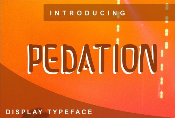 Pedation: A Clean Display Font for Modern Brand Identity