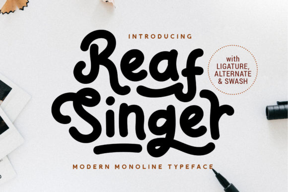Reaf Singer: The Whimsical Typeface That Elevates Campaign Visuals