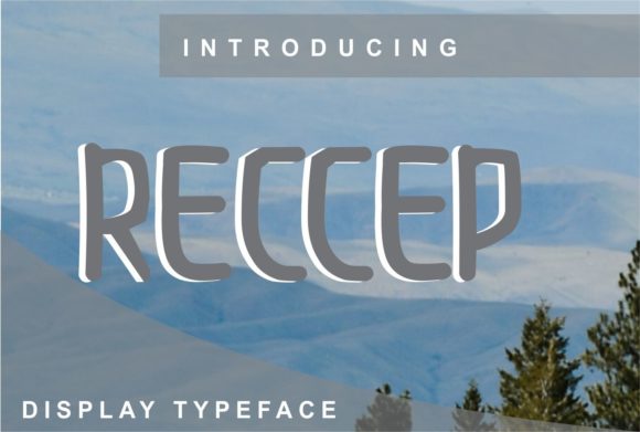 Reccep: The Clean Display Typeface for Modern Brand Identity