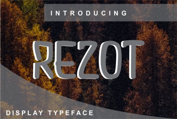 Rezot: The Bold Display Font That Elevates Handmade Product Design