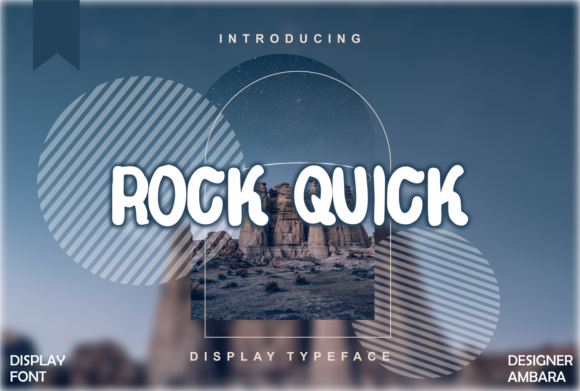 Rock Quick: A Versatile Display Font for Editorial Design