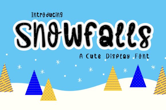 Snowfalls: The Playful Display Typeface for Scroll-Stopping Campaigns