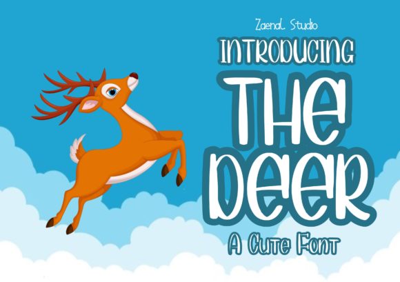 The Deer: A Playful Display Typeface for Handmade Product Design