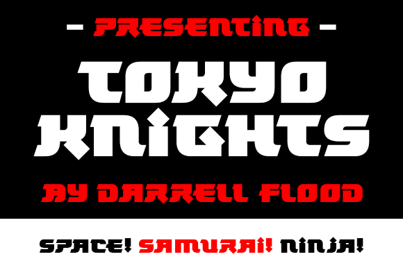 Tokyo Knights: The Ultimate Japanese Display Font for Handmade Crafts