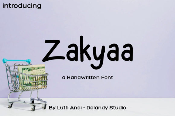 Zakyaa: A Playful Display Font for Eye-Catching Campaigns